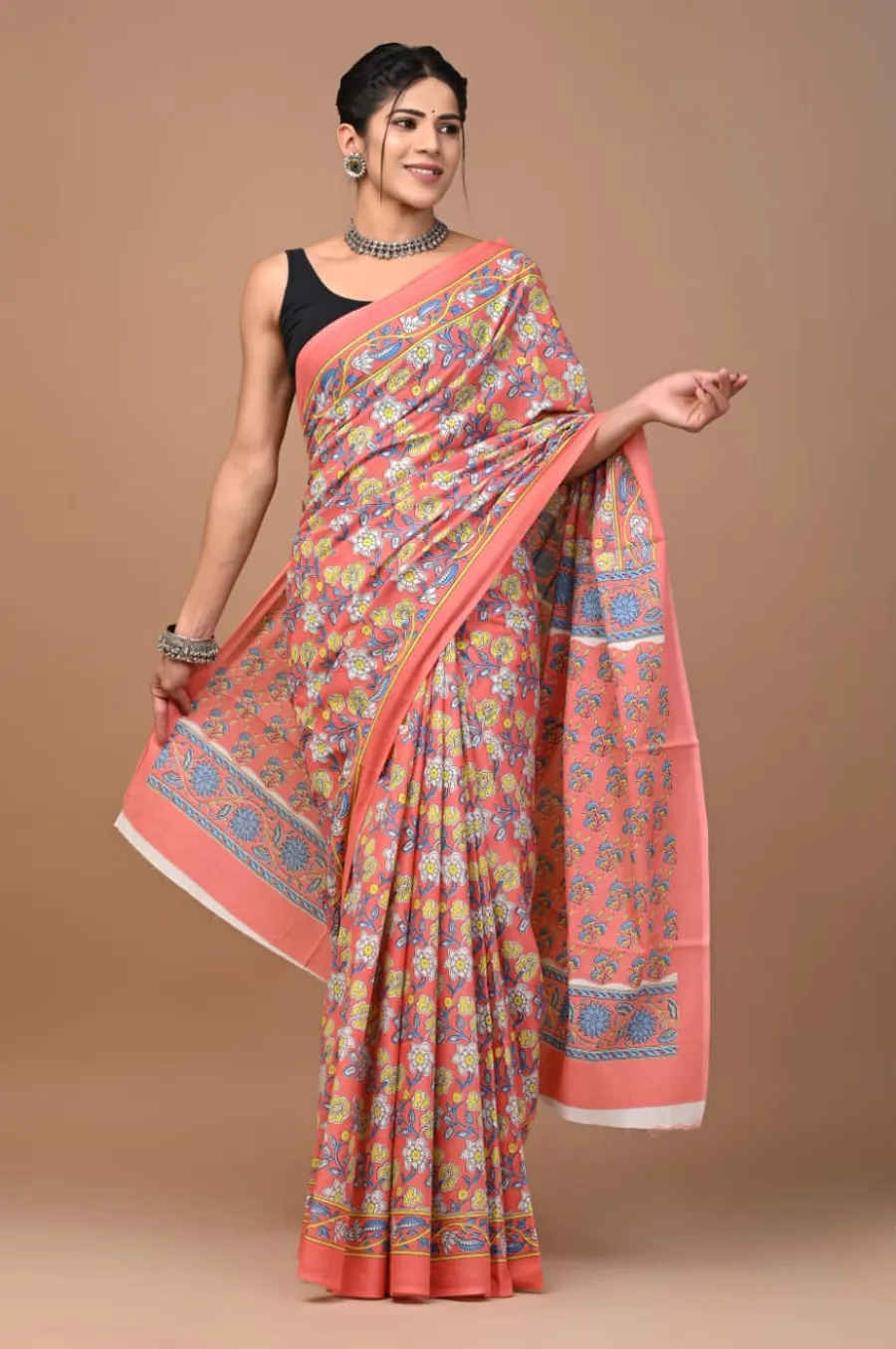 Exclusive New Cotton Mulmul Saree